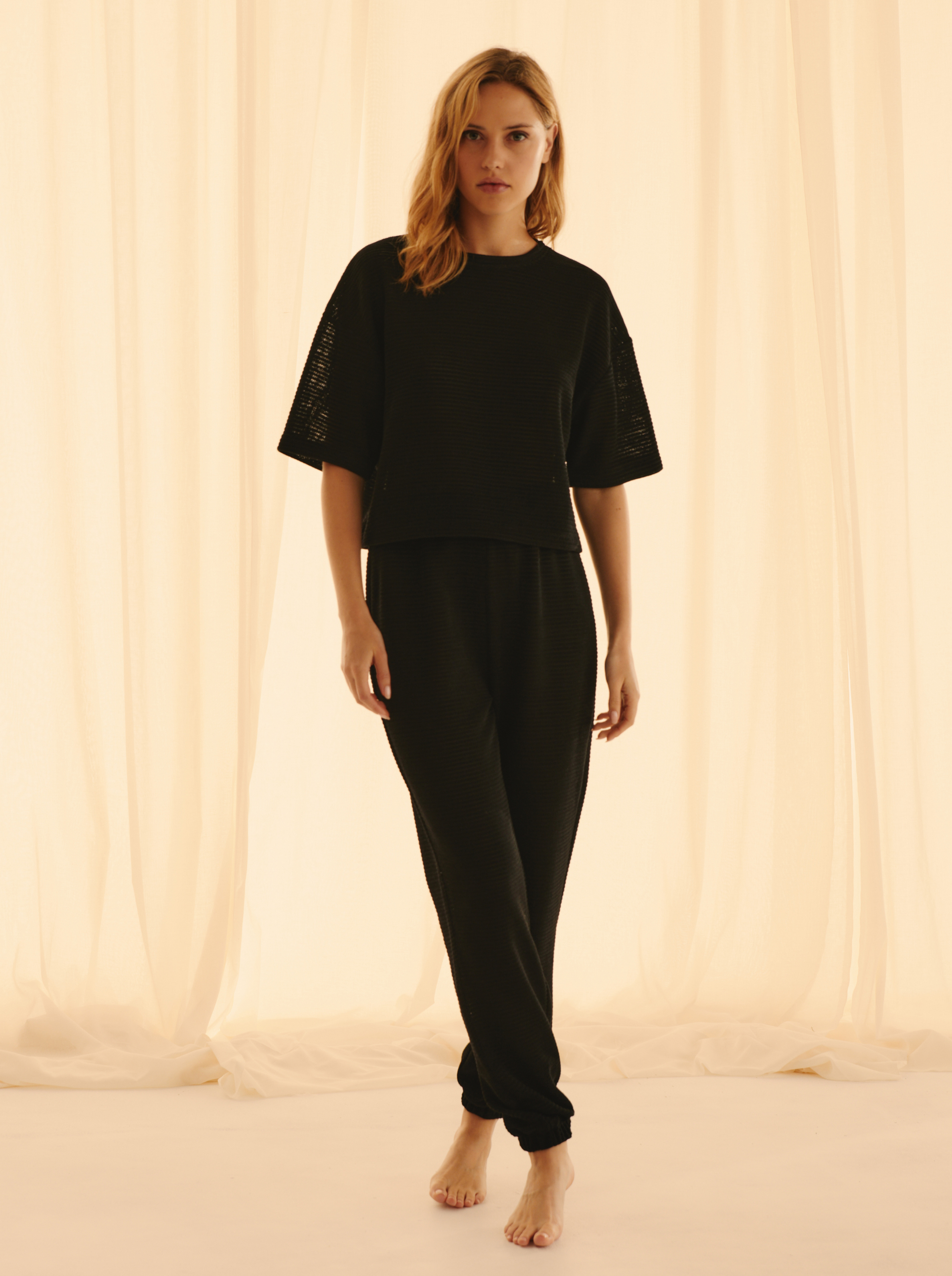 Tee-shirt Night Knit texturé