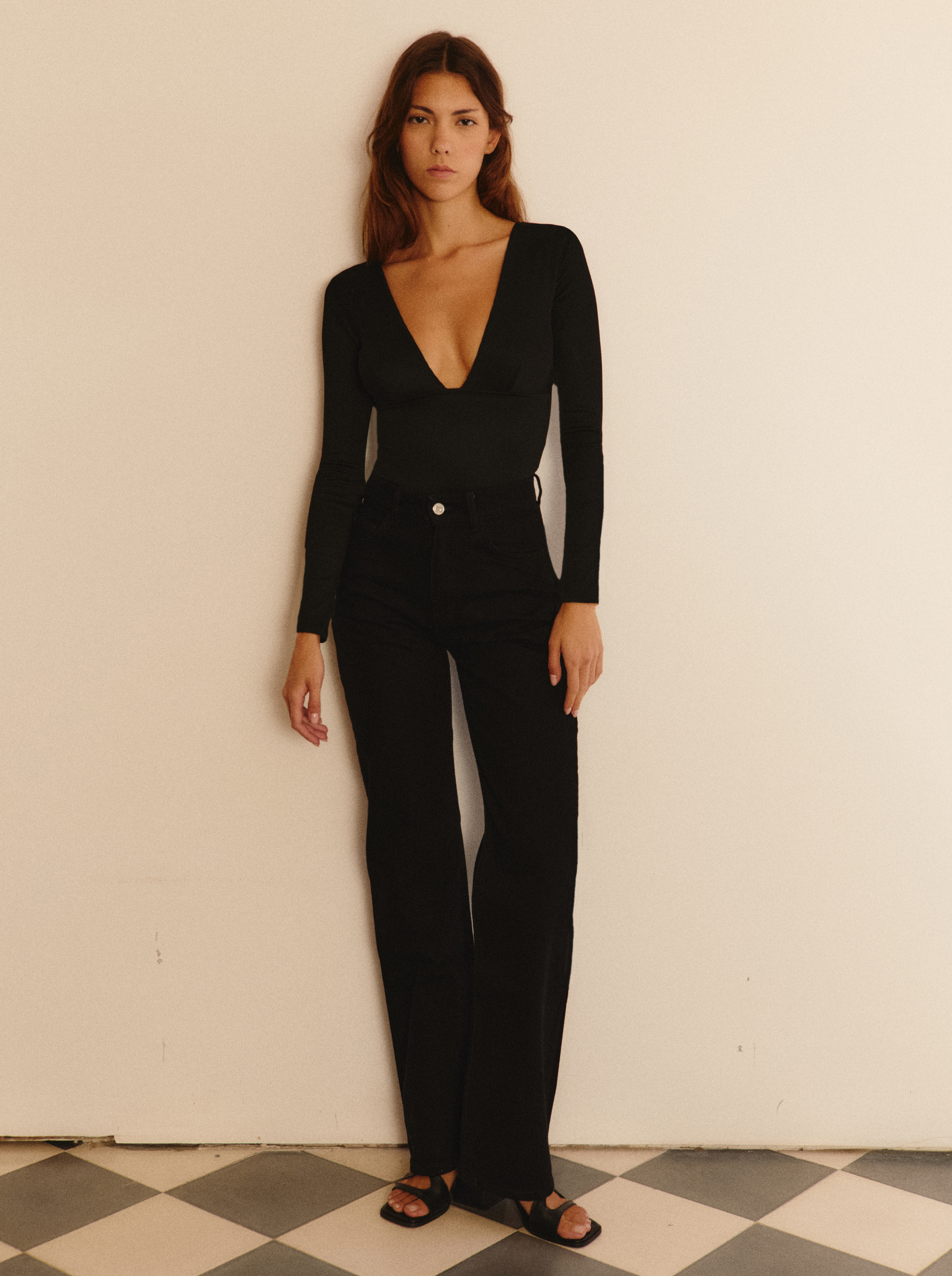 Hot Black Bodysuit