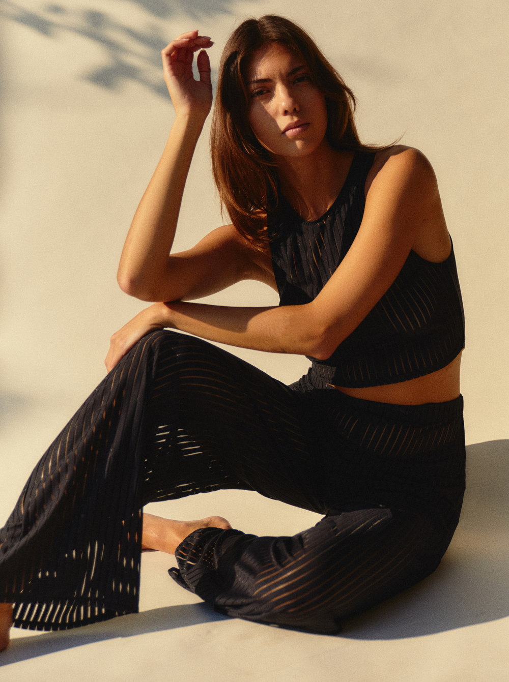 Top Black Stripes Transparent