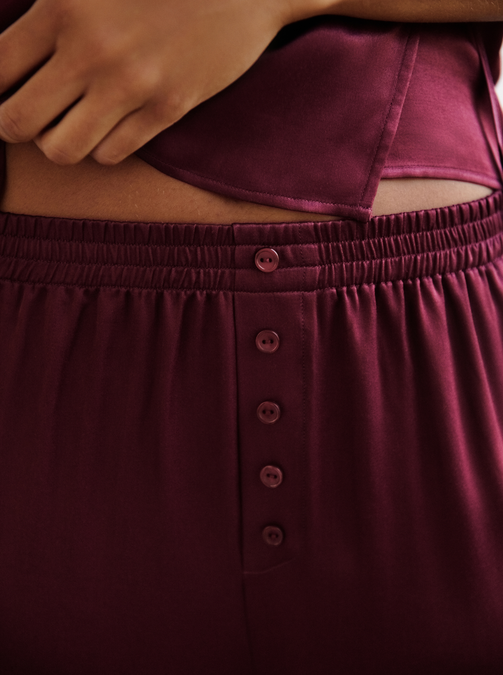 Pantalon Silky Wine | Homewear | NOO