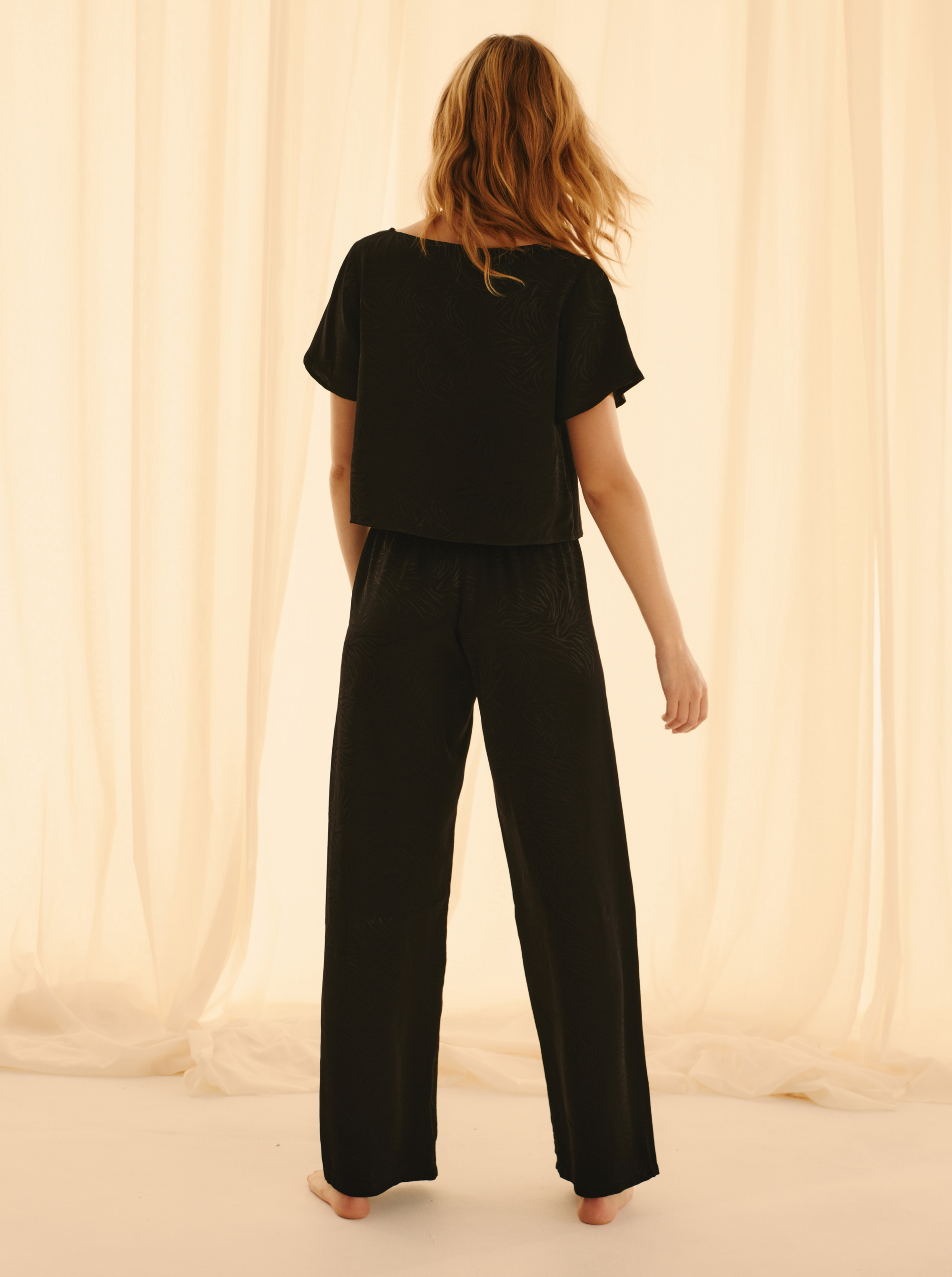 Pantalon Black Zebra coupe loose