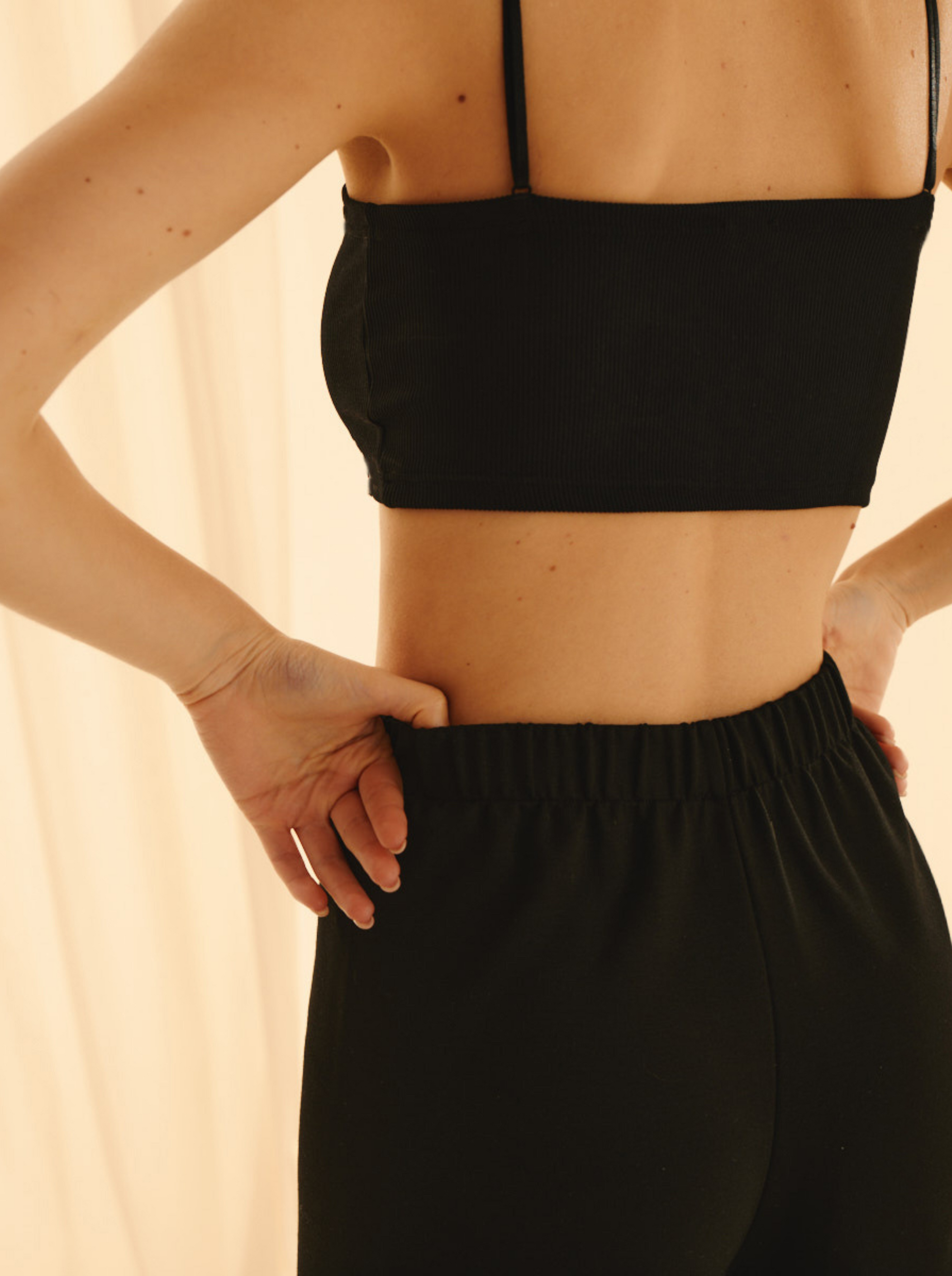 Brassière Straight Black bretelles réglables