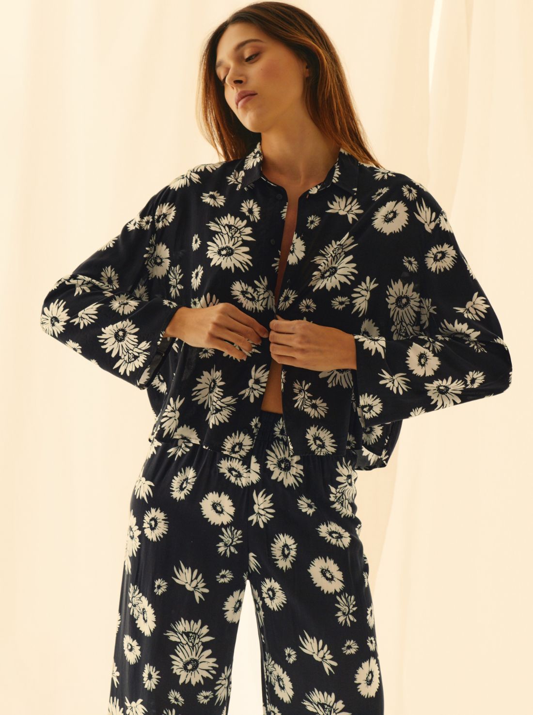 Chemise White Daisies