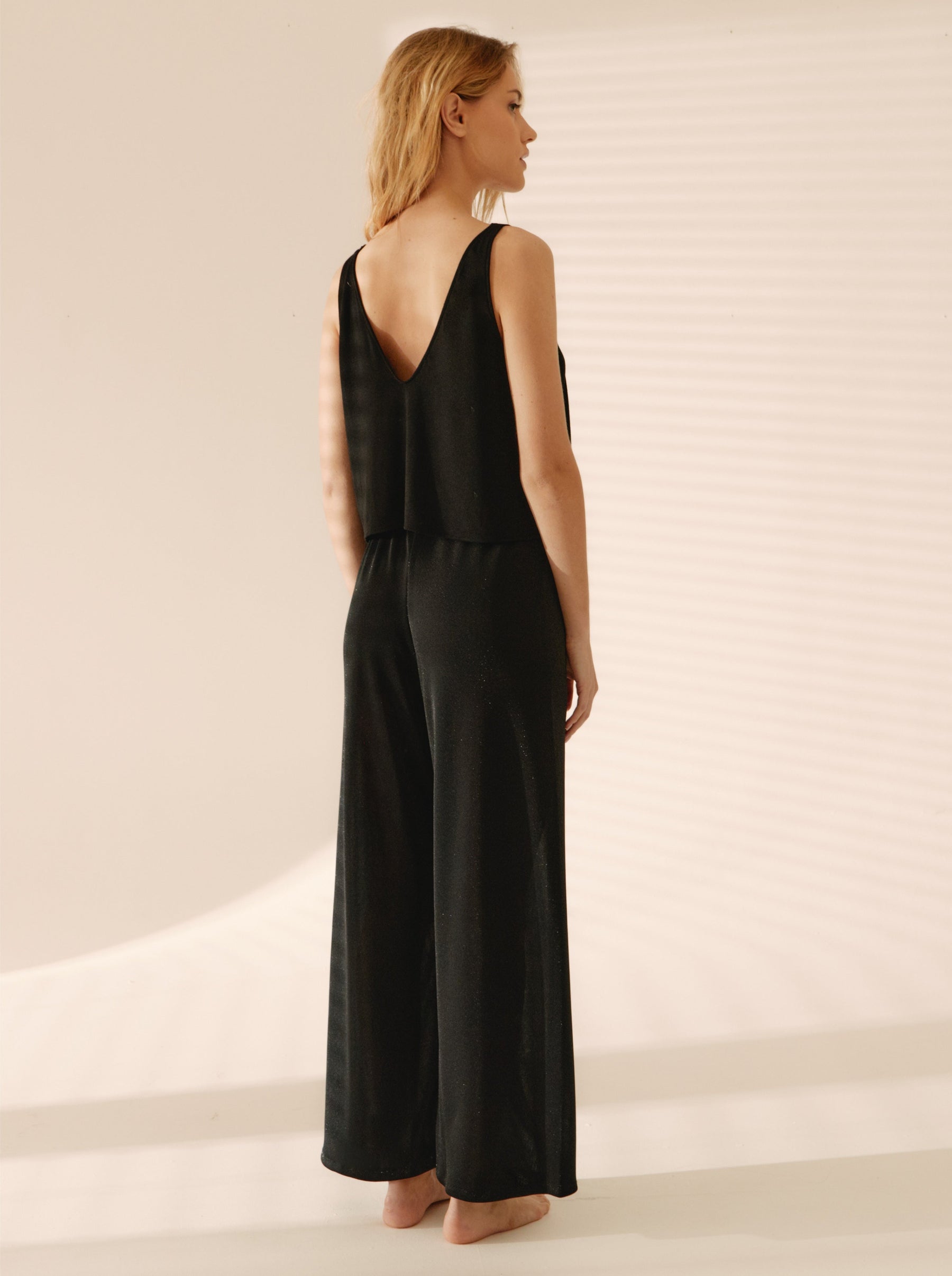 Pantalon Black Glitter
