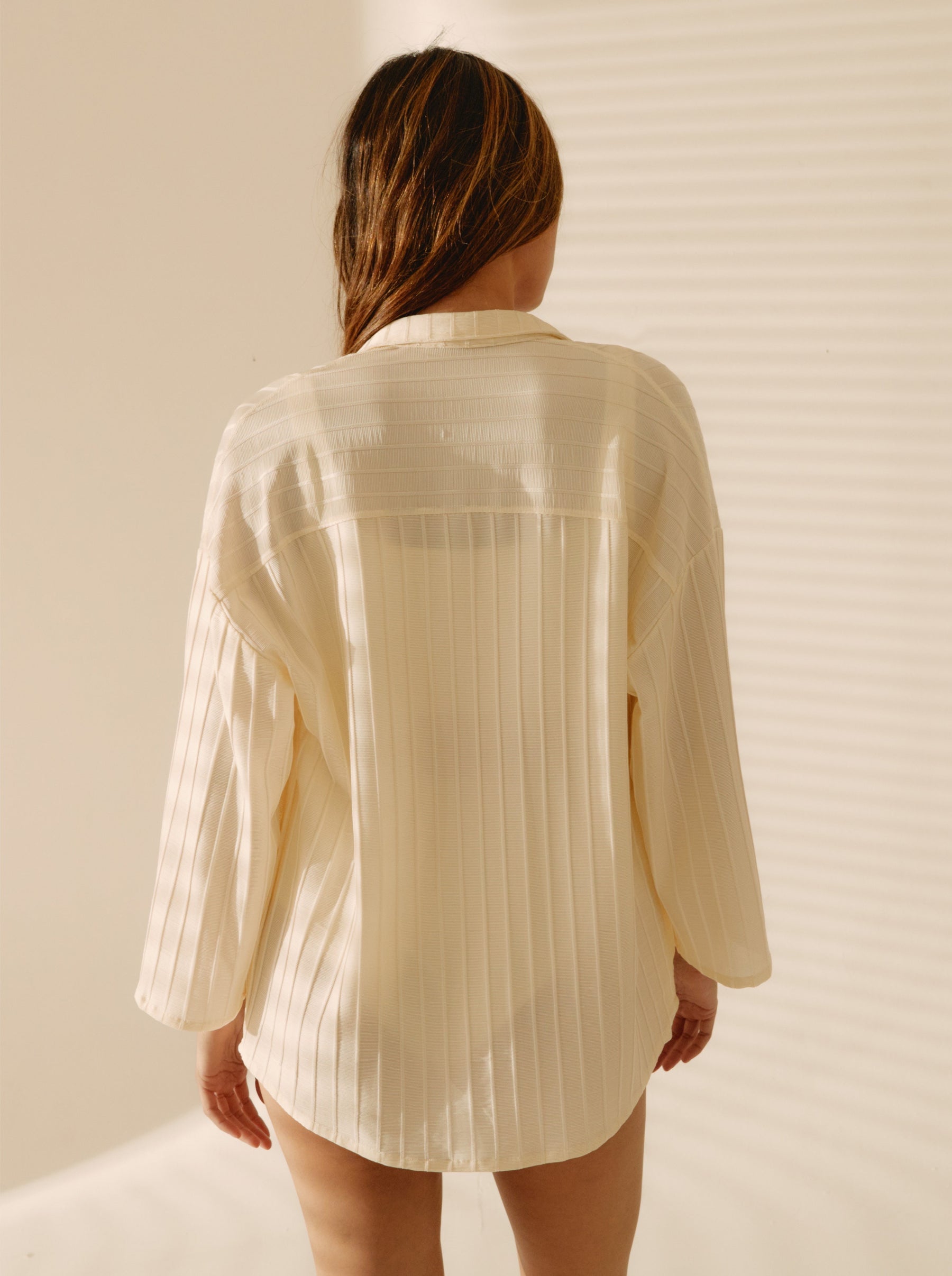 Chemise Cream Lines