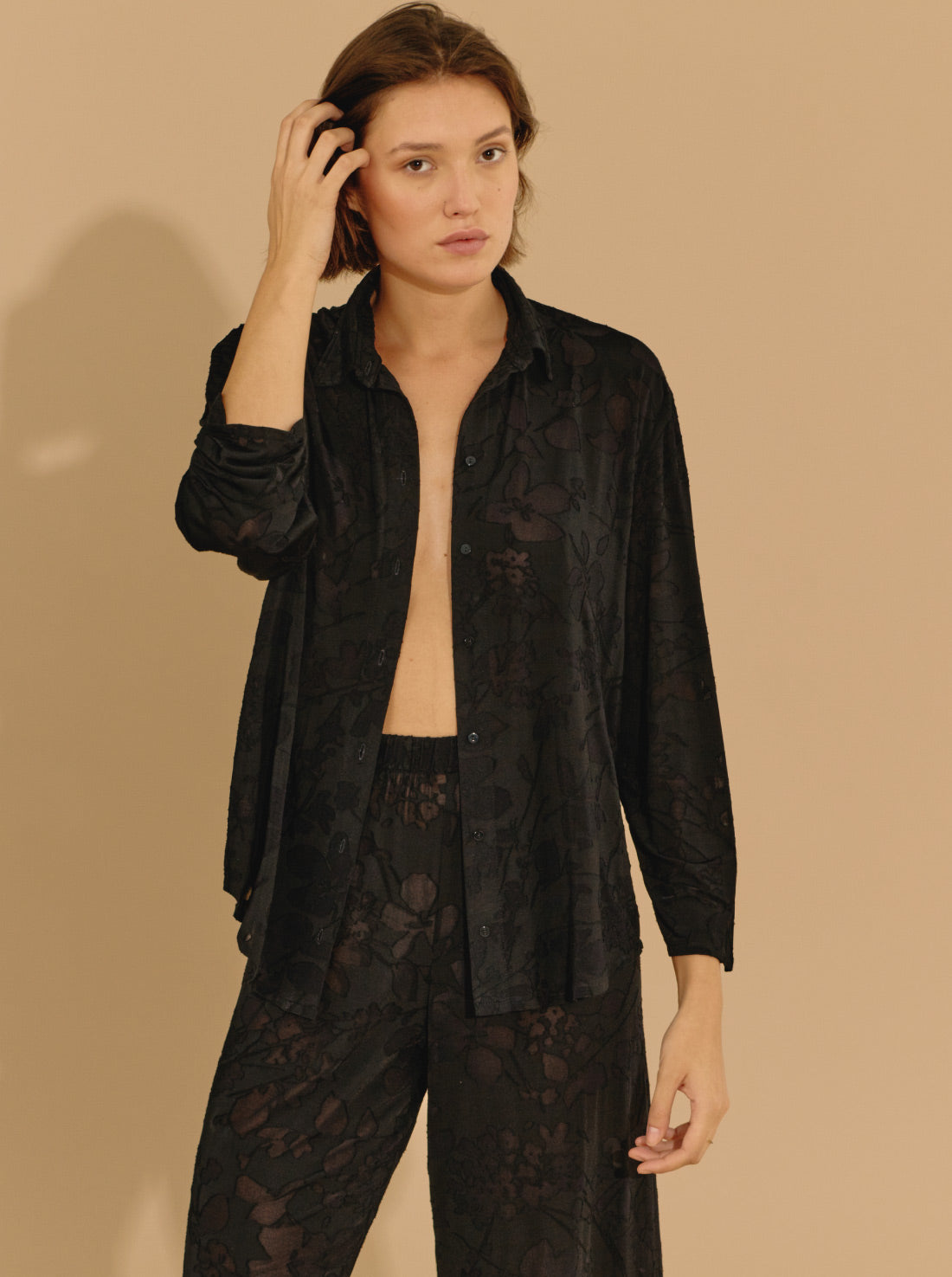 Chemise Shadow Flowers