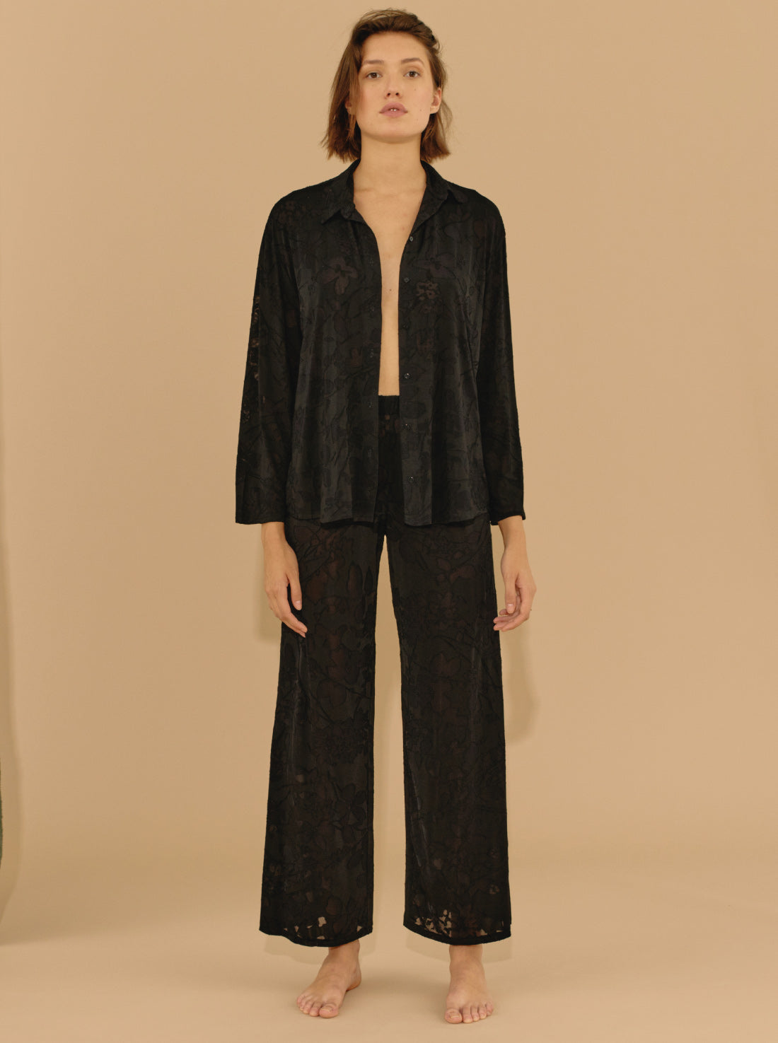 Pantalon Shadow Flowers