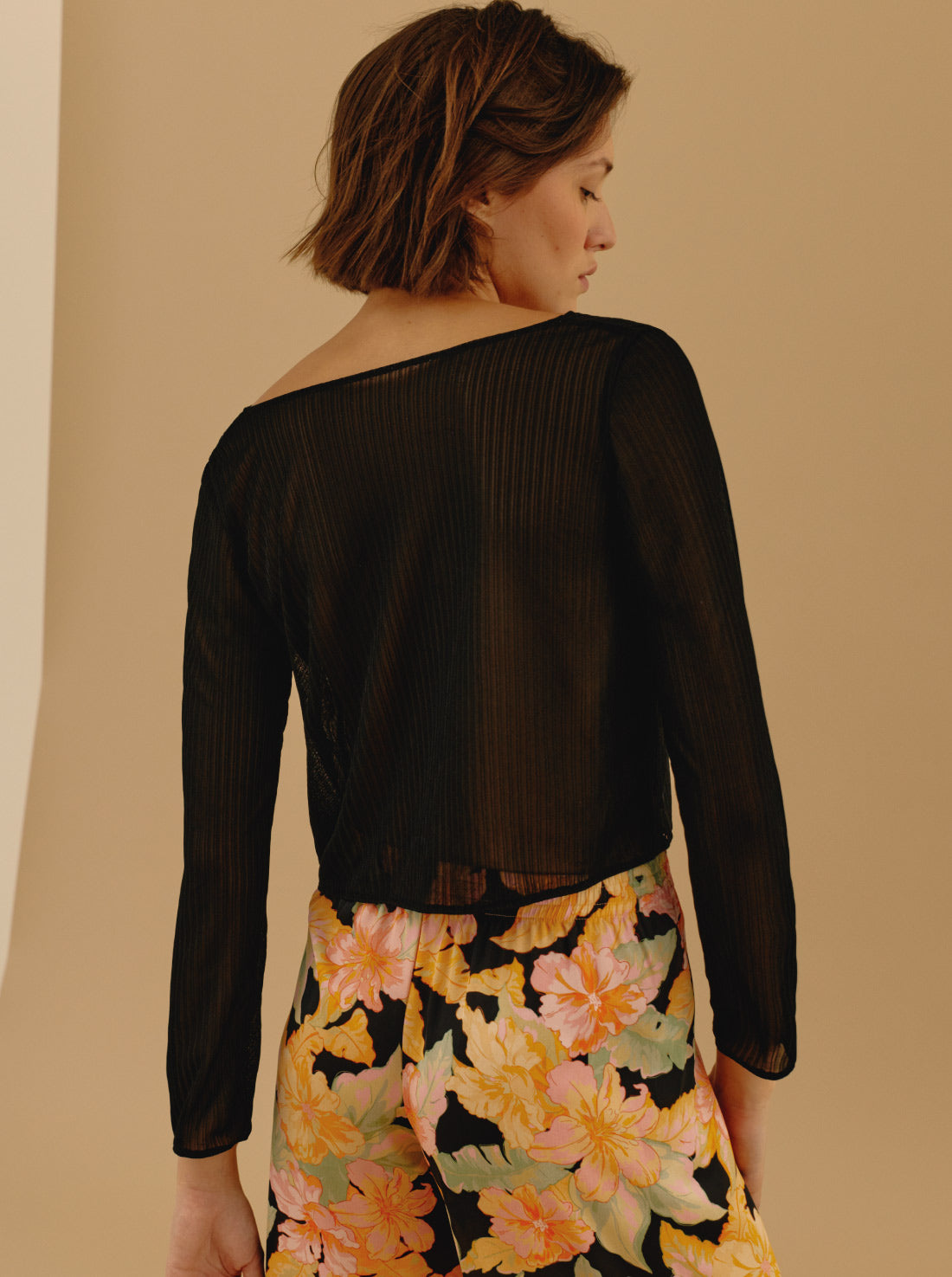 Top Closed Shadow Stripes