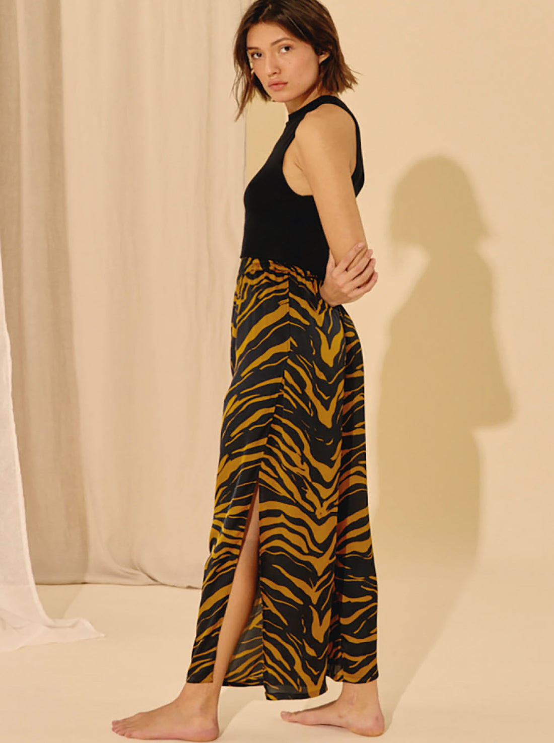 Pantalon Slit Hot Tiger