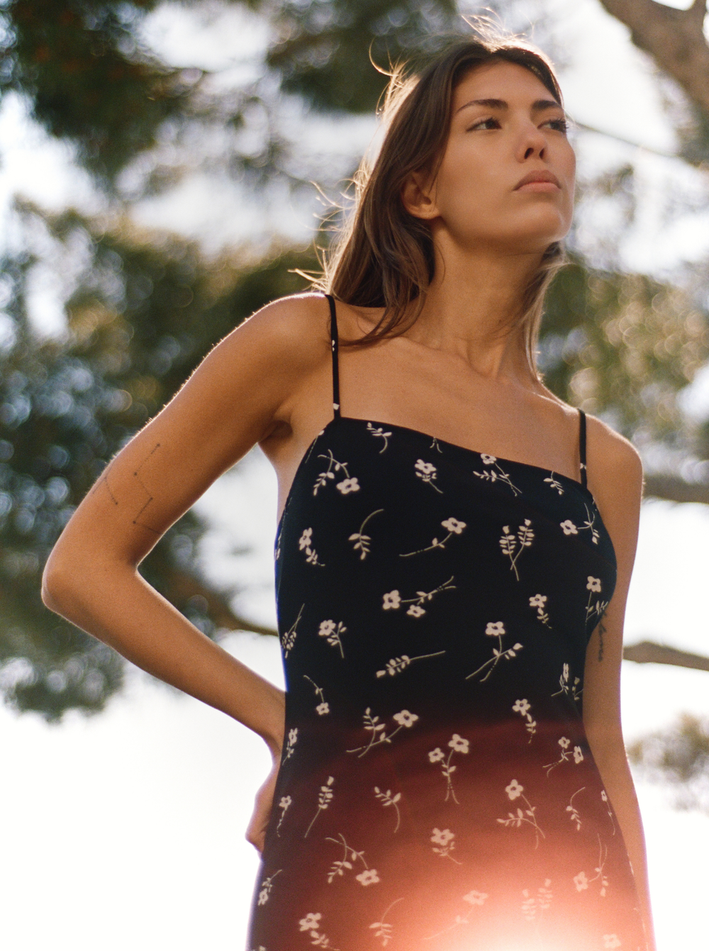 Robe Longue Midnight Bloom | NOO