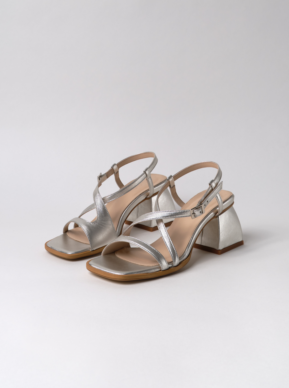 Sandales Square Crush Silver