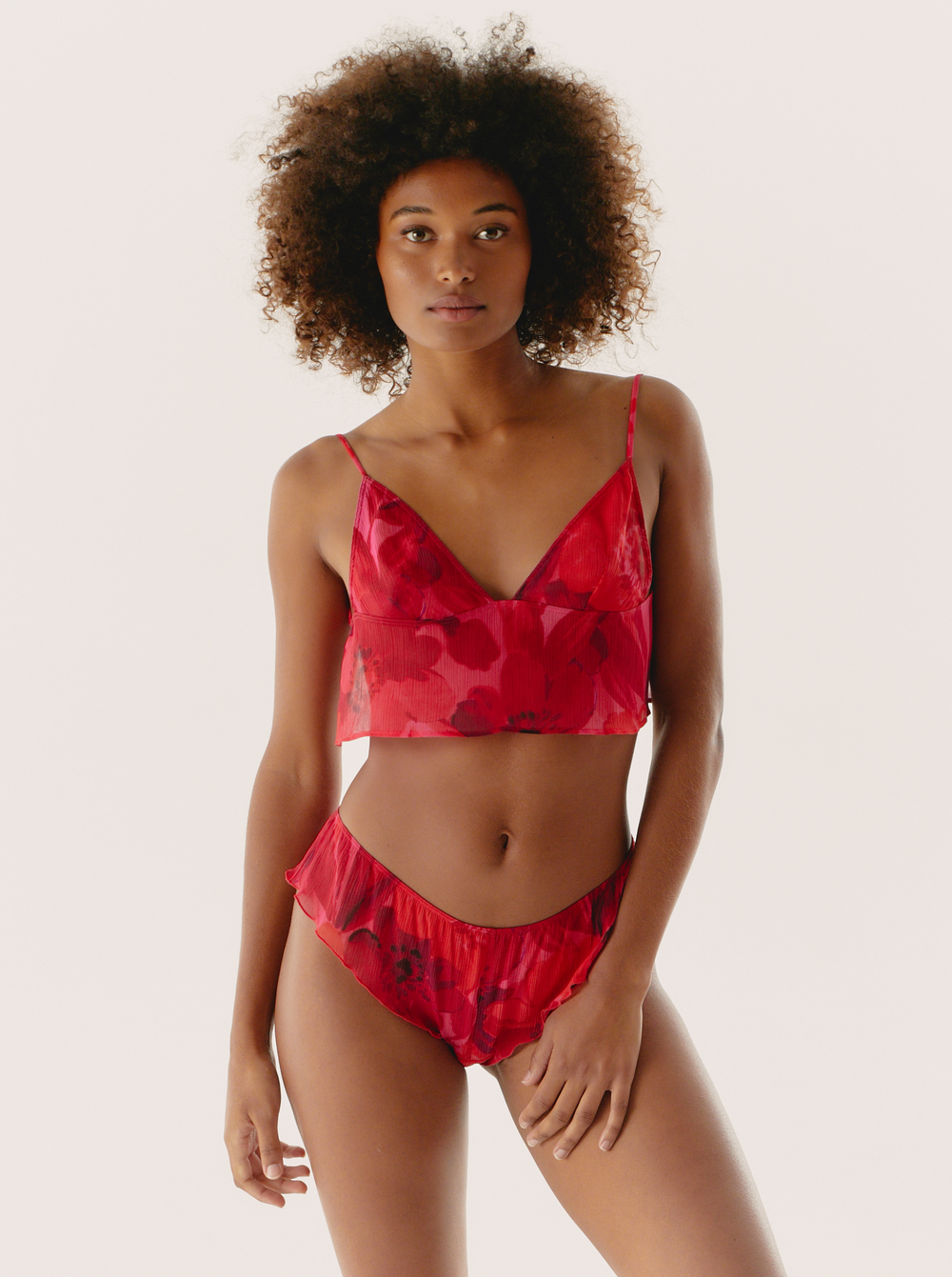 Culotte Fly Red Tango Volants