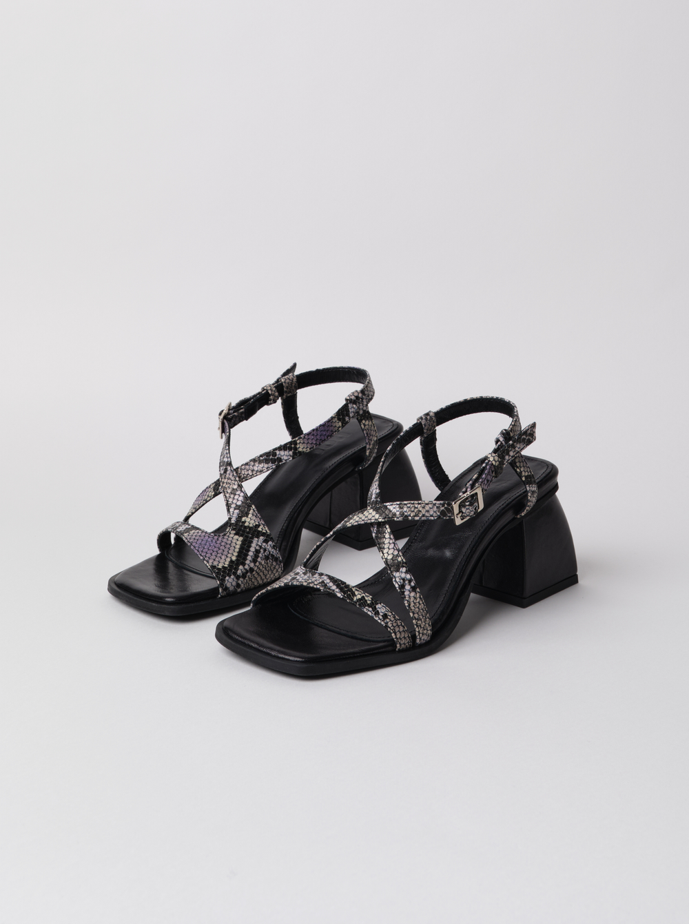 Sandales Square Crush Python