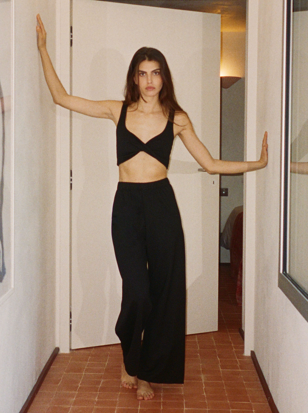Pantalon Easy Black Taille Haute