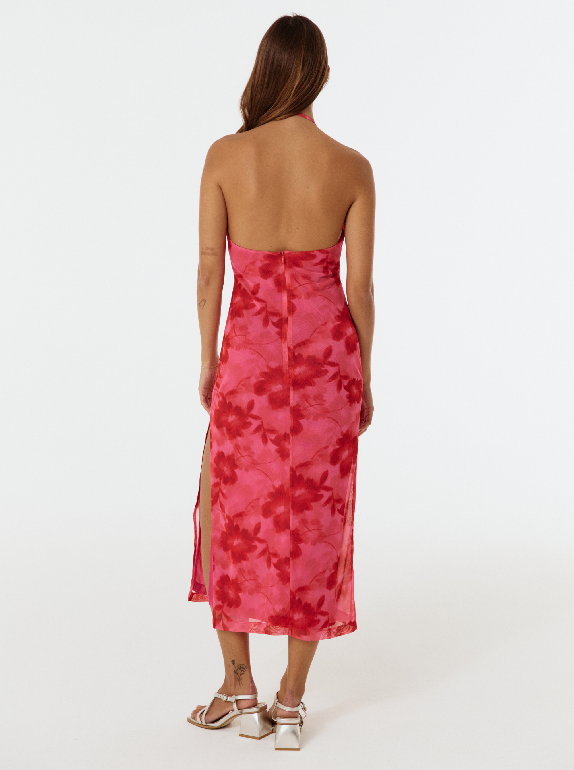 Robe Longue Rose Blush