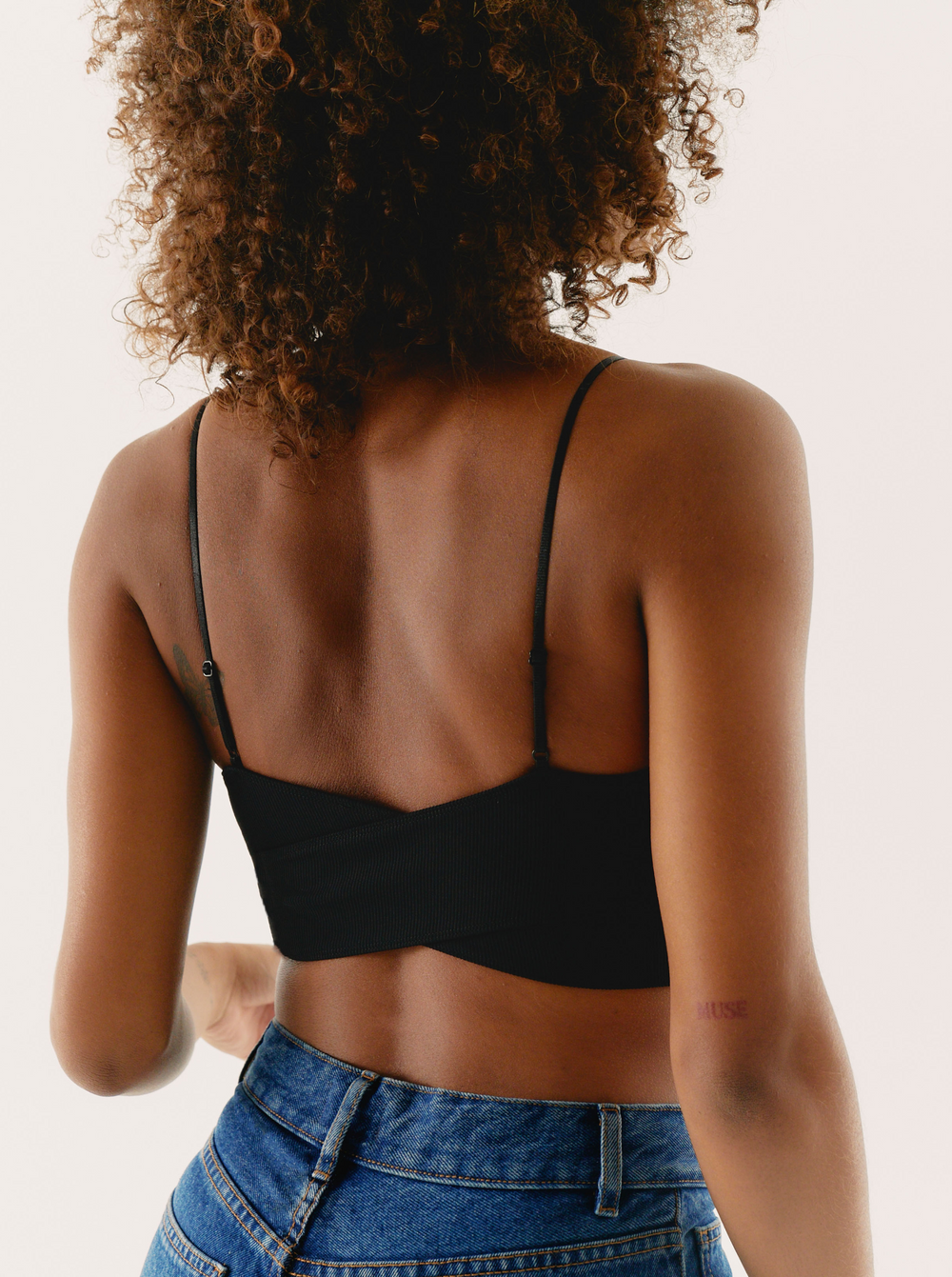 Brassière Crossed Black Croisée