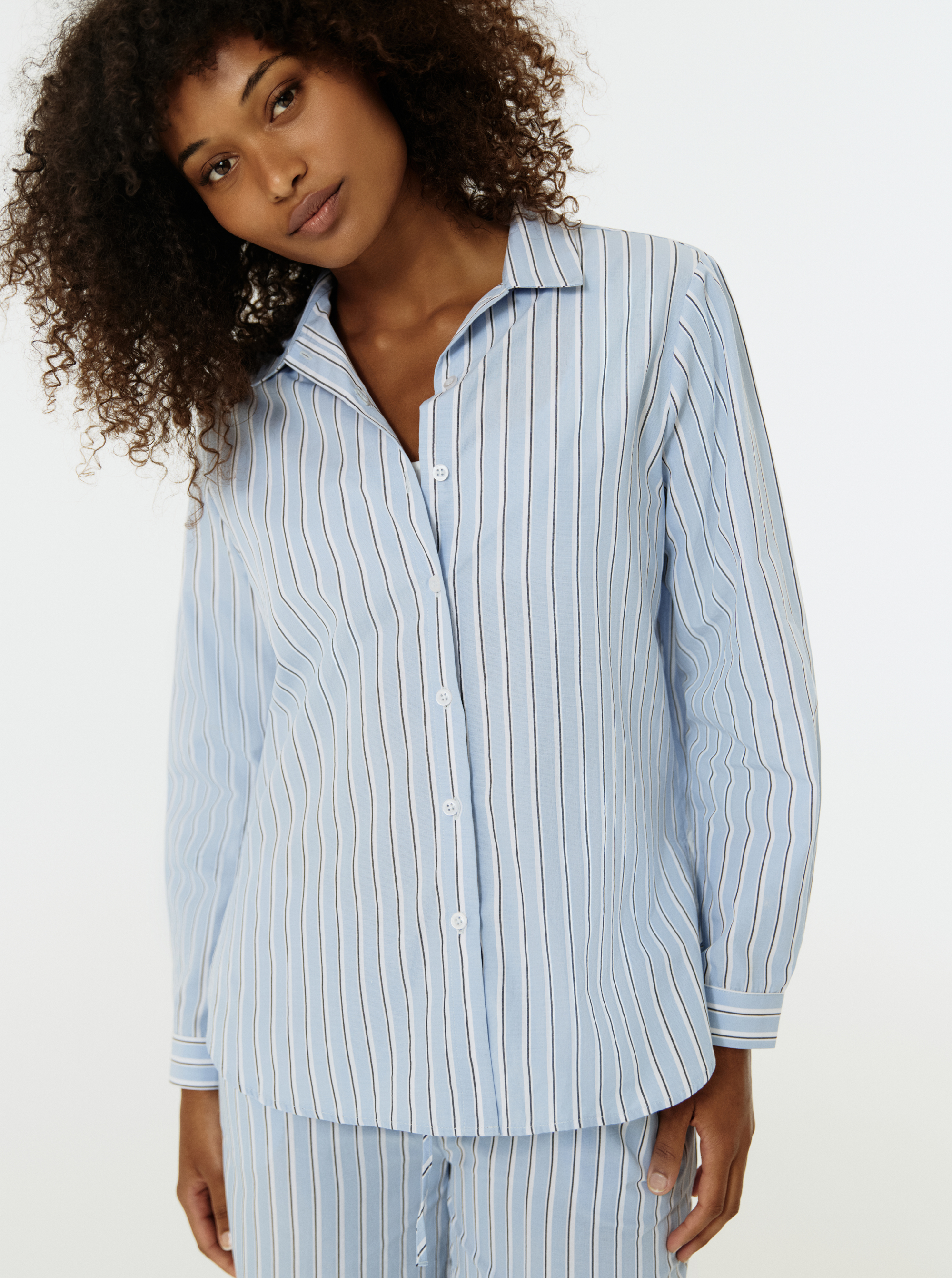 Chemise Blue Stripes | Homewear | Noo