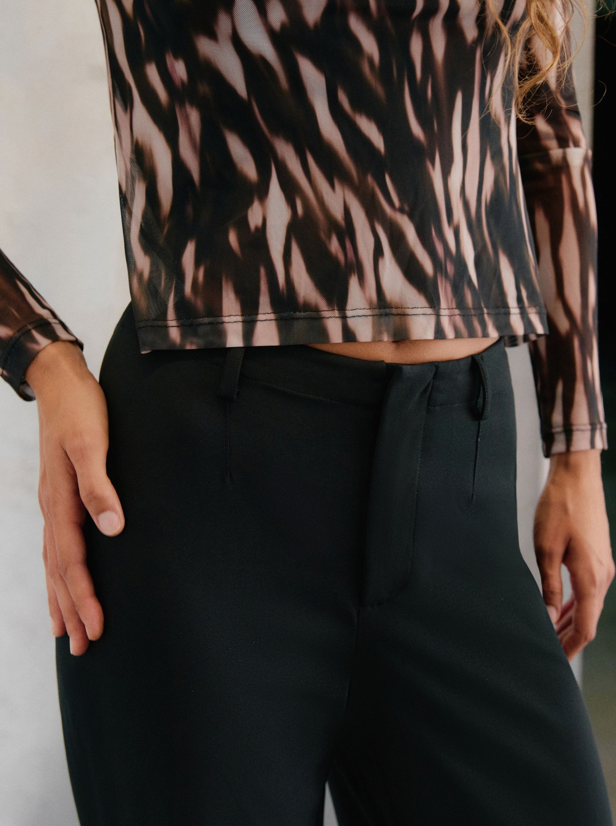 Pantalon Snap Fit Black