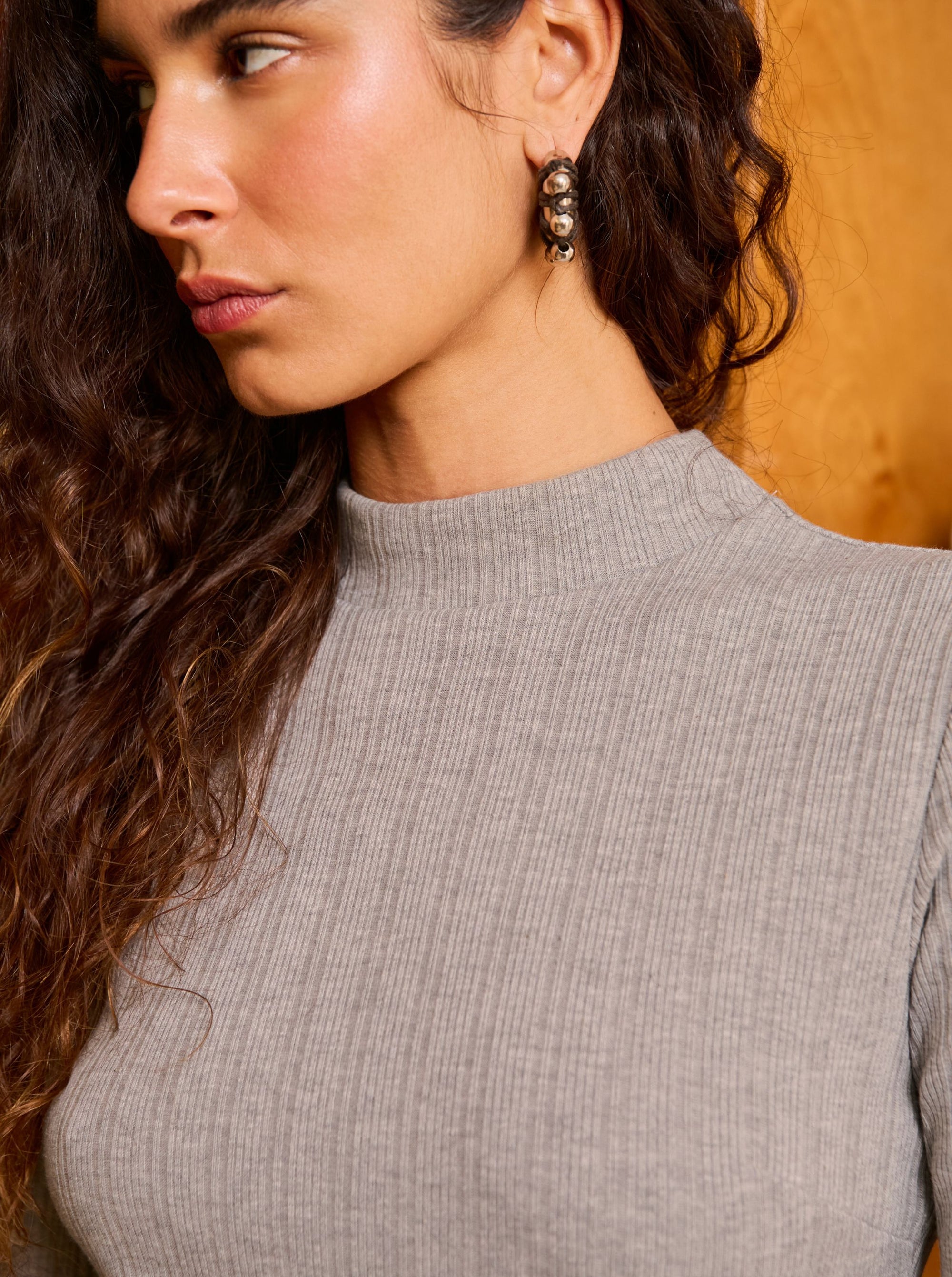 Robe Grey Rib