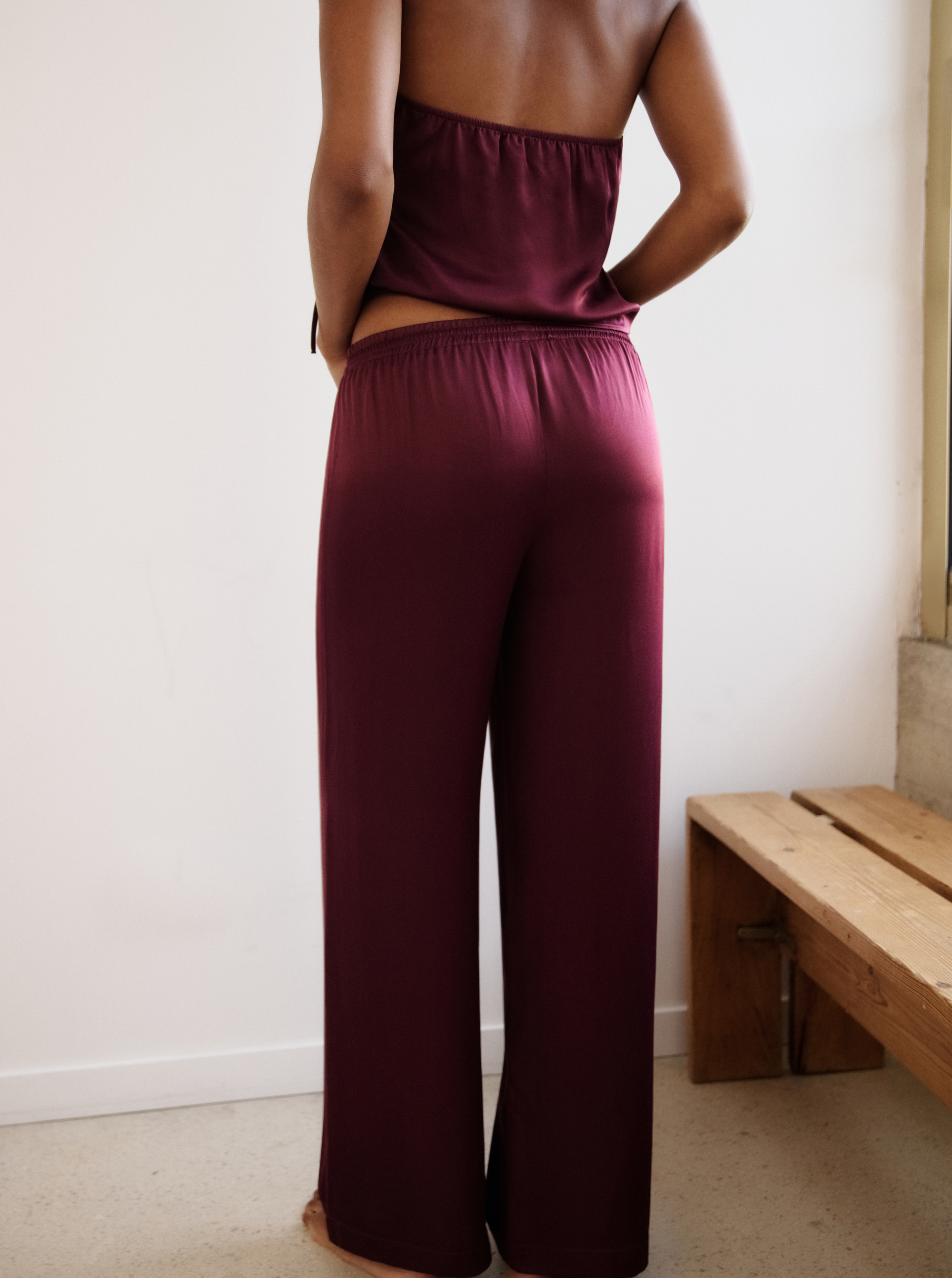 Pantalon Silky Wine | Homewear | NOO