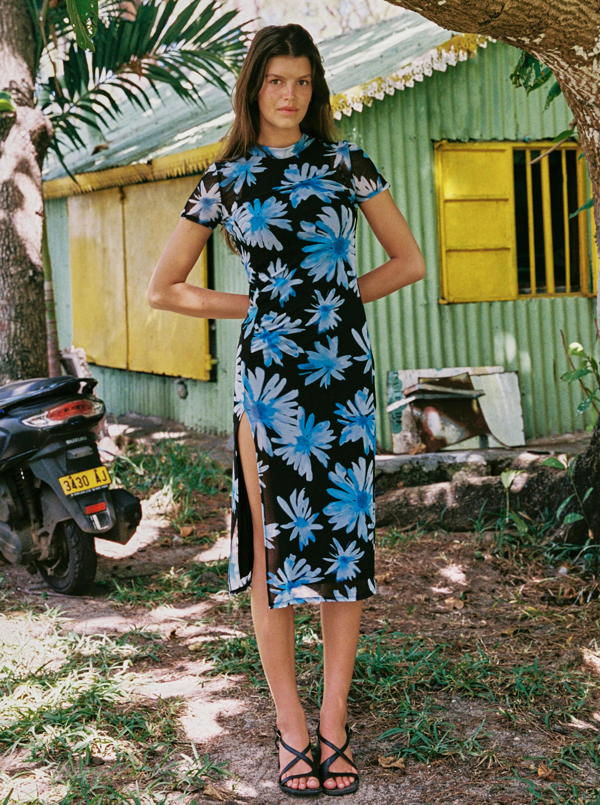 Neon Daisies Dress