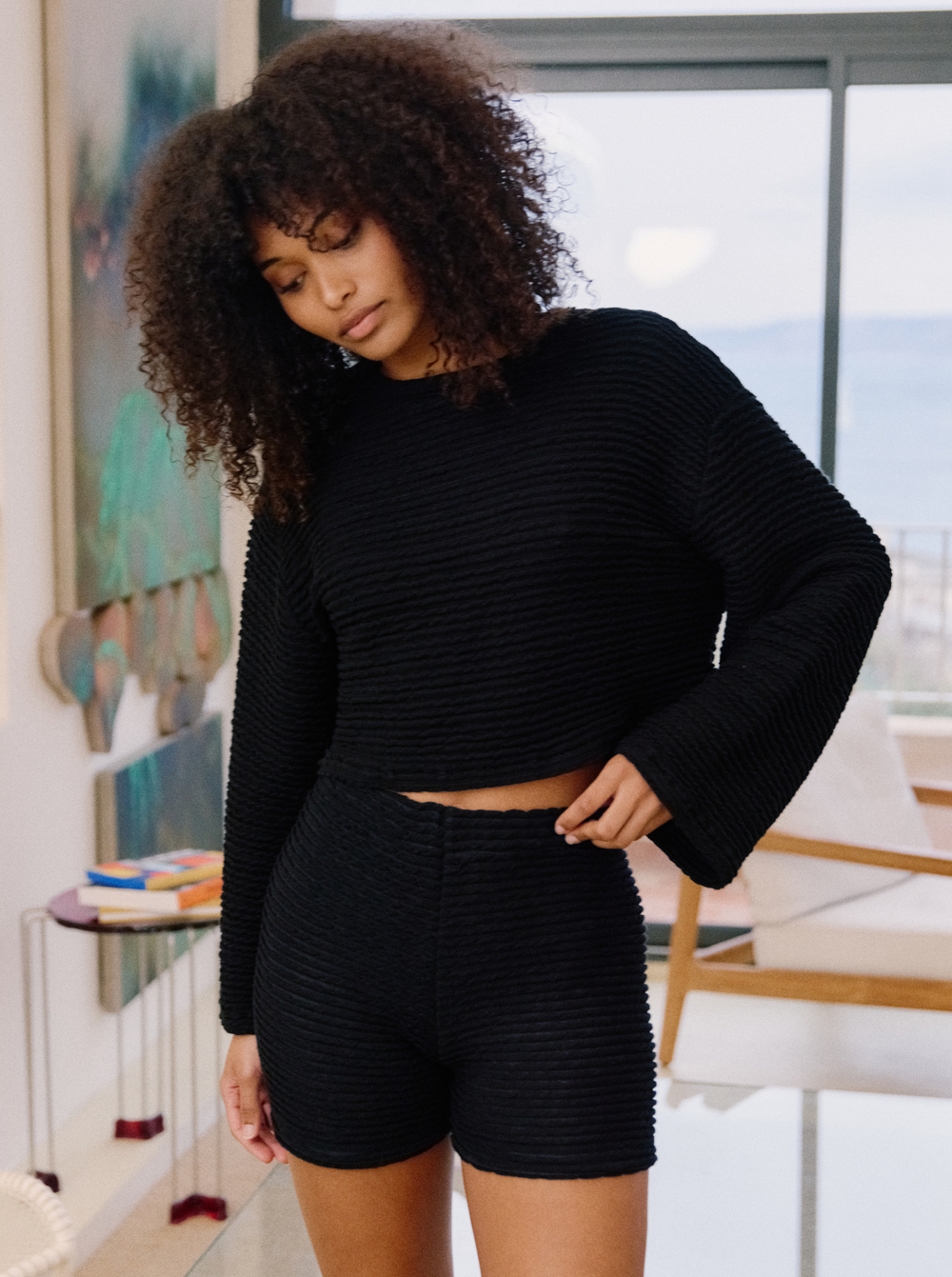 Top Black Twist | Homewear | NOO