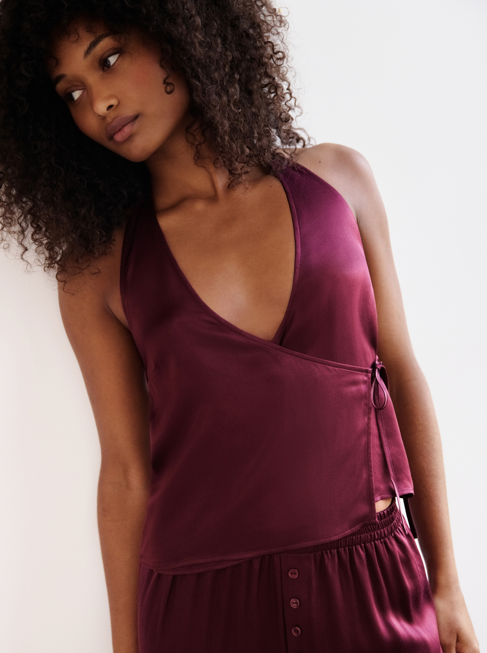 Top Silky Wine | Homewear | NOO