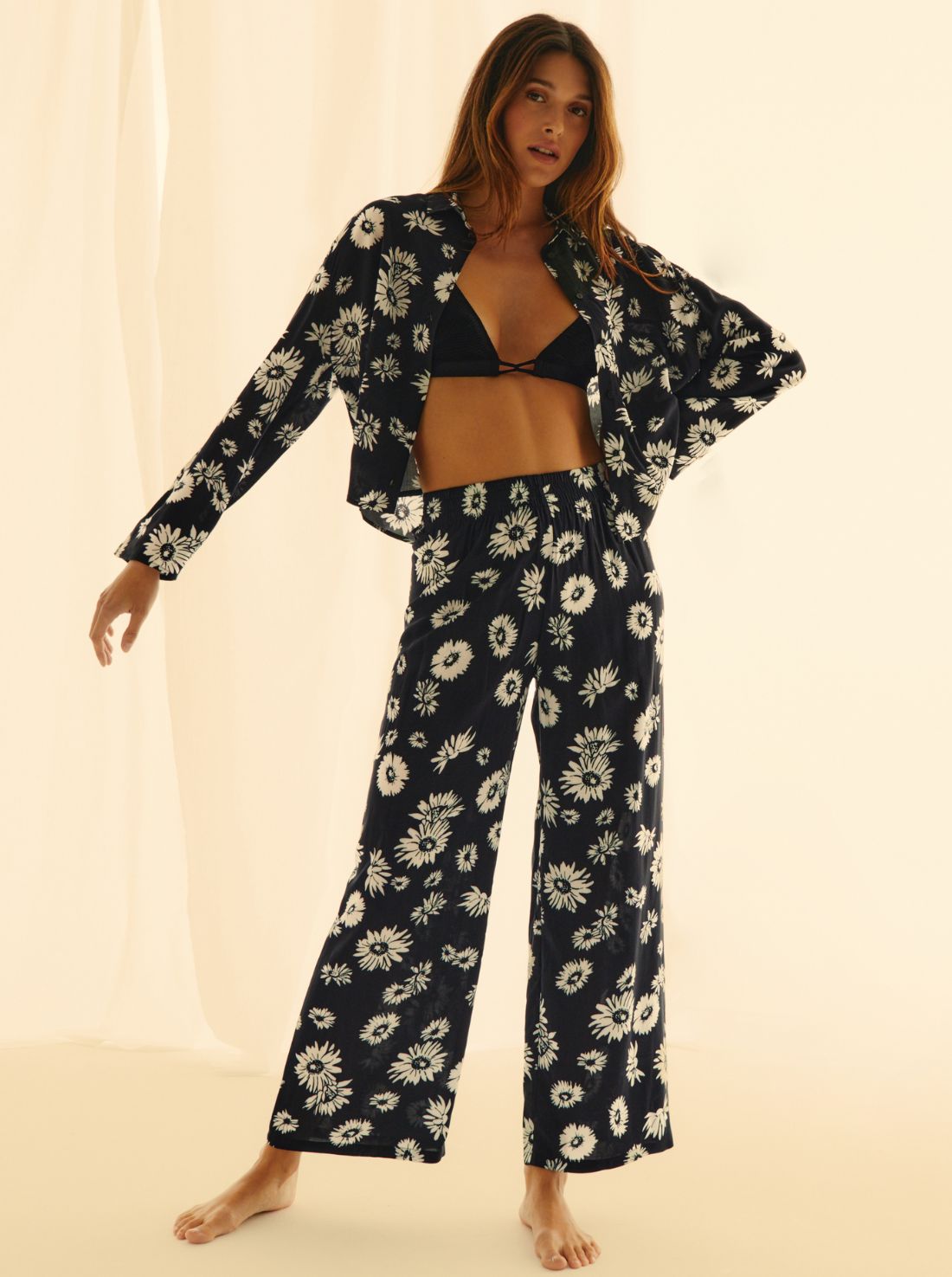 Pantalon White Daisies