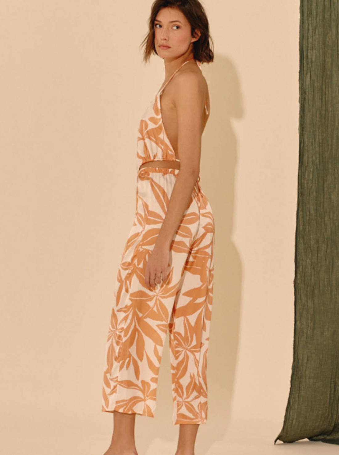 Pantalon Tied Sunset Palm